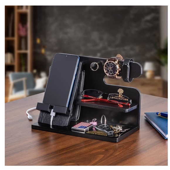 New - Wood Phone Docking Ststion - Picture 5 of 11